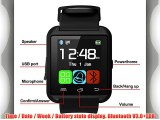 Swees U8 Bluetooth Smart Watch Inteligente Reloj Teléfono Compañero para Android IOS Iphone