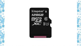 Kingston SDC10G2/128GBSP - Tarjeta microSD de 128GB (clase 10 UHS-I 45MB/s) tarjeta sola