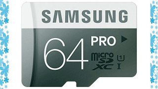 Samsung Pro MB-MG64DA/EU - Tarjeta de memoria Micro SDXC de 64 GB (UHS-I Clase 10 con adaptador