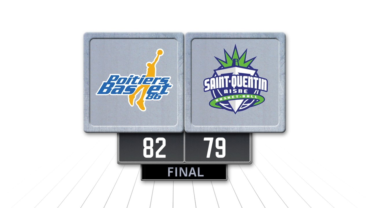 Basket, Pro B, J18 : Poitiers - St Quentin (2015-2016)