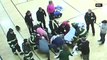 Basketball Girl Player impaled by Hardwood on Court during Game!