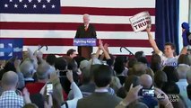 Bill Clinton Grapples With Trump Protester At Florida Rally