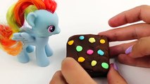 Play Doh Brownies Donut My Little Pony Rainbow Dash Playdough Toy MLP