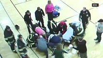 Teen impaled during basketball game