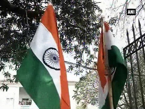 Agitated lawyers protest outside Patiala House Court