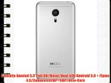 Meizu MX5 - Smartphone de 5.5 (ARM Cortex-A53 cámara de 20.7 MP 32 GB) color plata y blanco