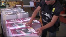 Torino - Sequestrati migliaia di gadgets contraffatti di personaggi dello sport (17.02.16)