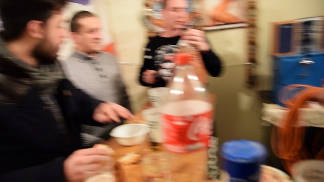 Ambiance après l'entrainement au club housse des Bazets.