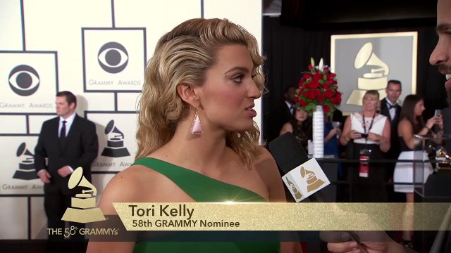 Tori Kelly _ Red Carpet _ 58th GRAMMYs