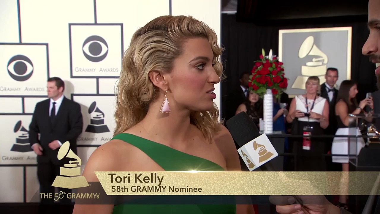 Tori Kelly _ Red Carpet _ 58th GRAMMYs