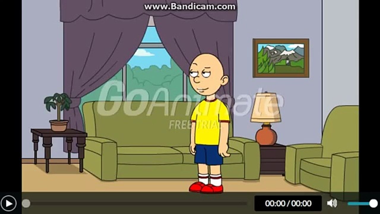 caillou shouts nigger and gets grounded