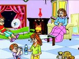 In the kitchen, bedroom, bathroom, living room song English for Children Nursery Rhymes pu