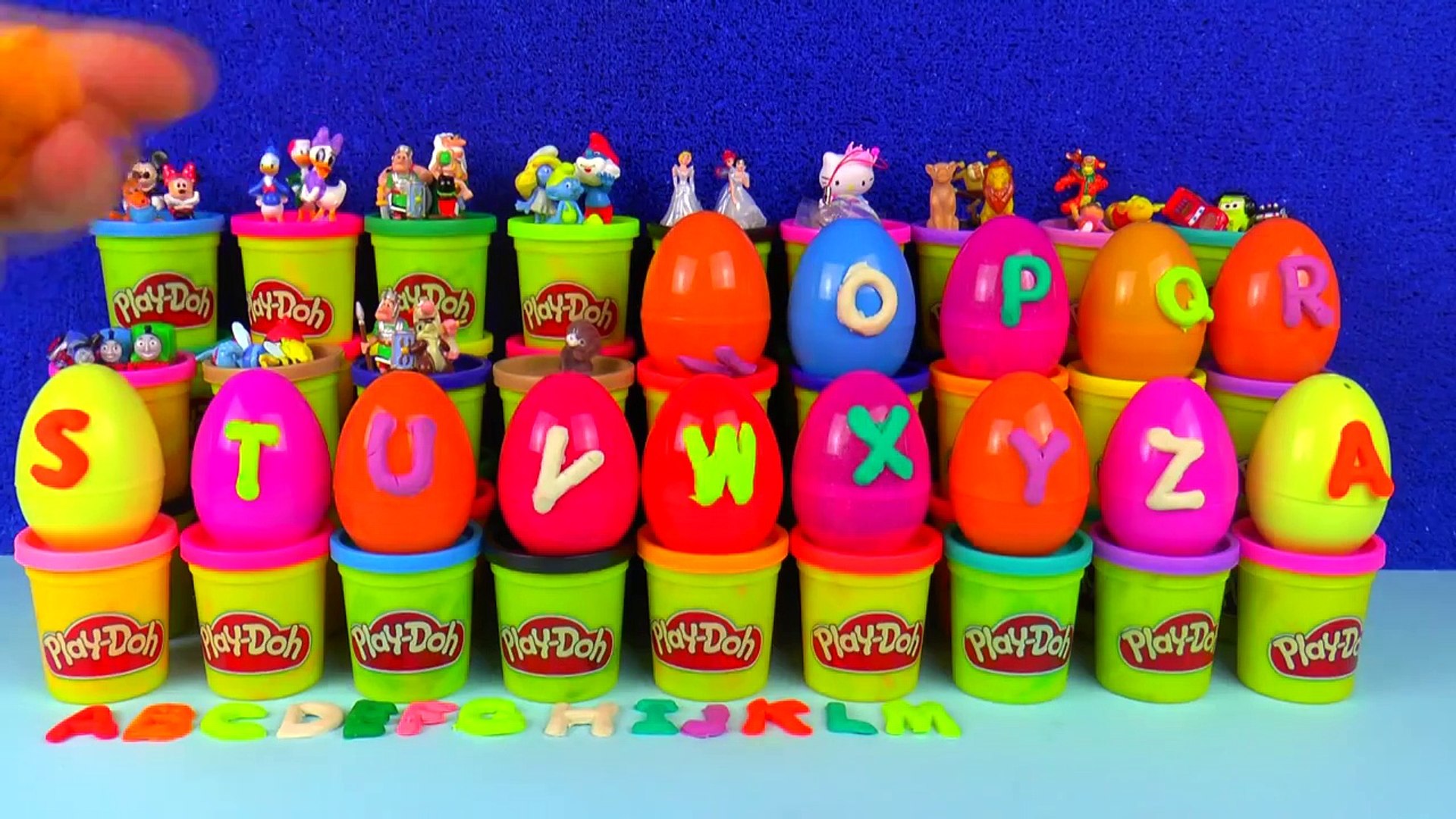 Play doh store surprise eggs toys