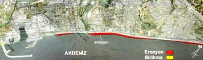 Dünyaca Ünlü Sahil 70 Metre Kayboldu