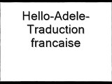 Adele-Hello-Traduction francaise