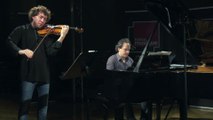 Bartok : 1er mouvement de la seconde Sonate pour piano et violon par Pierre Fouchenneret et Romain Descharmes | Le live de la Matinale