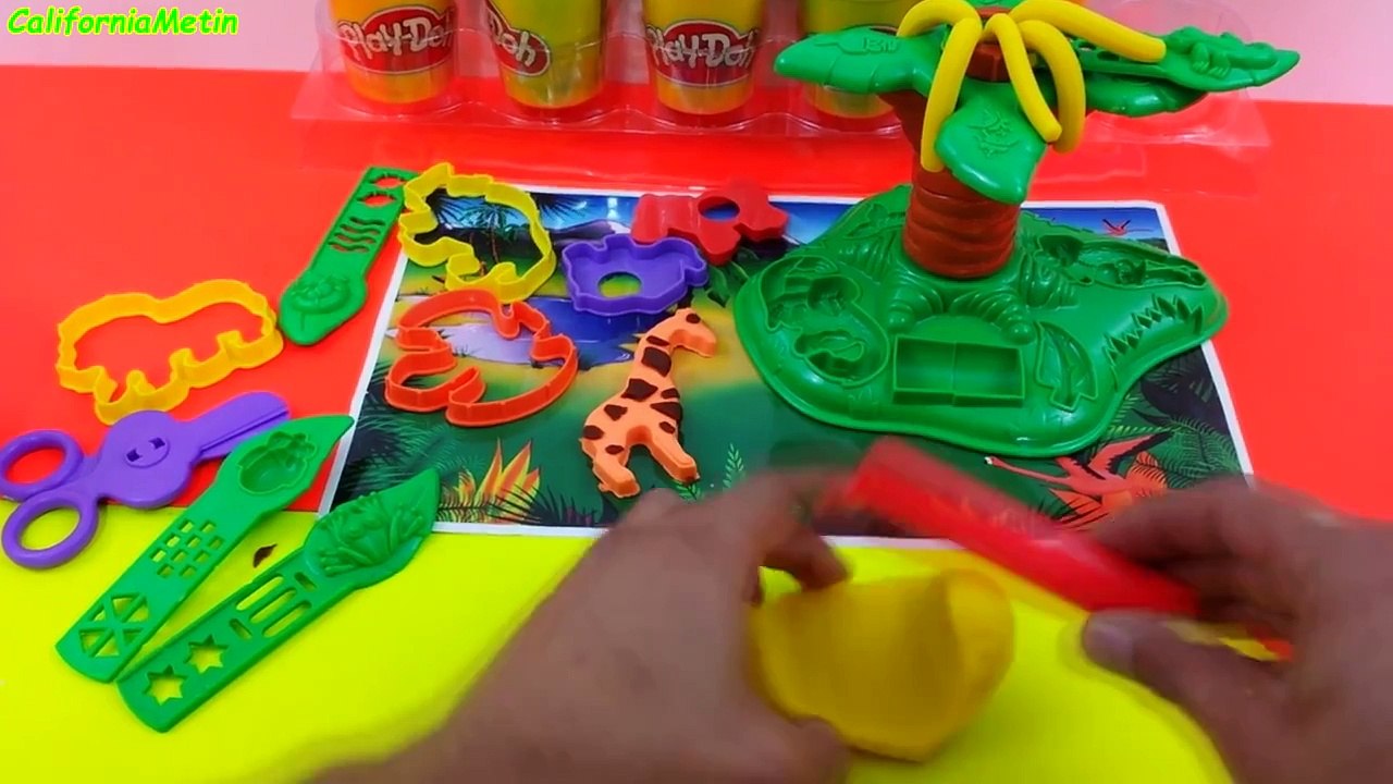 Play Doh Safari Playset Jungle Pets Animal Playdough Toys