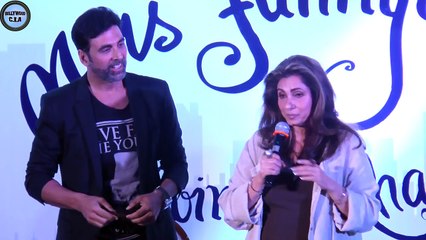 Dimple Kapadias FUNNY ACT @ daughter Twinkle Khannas Mrs. FunnyBones BOOK LAUNCH