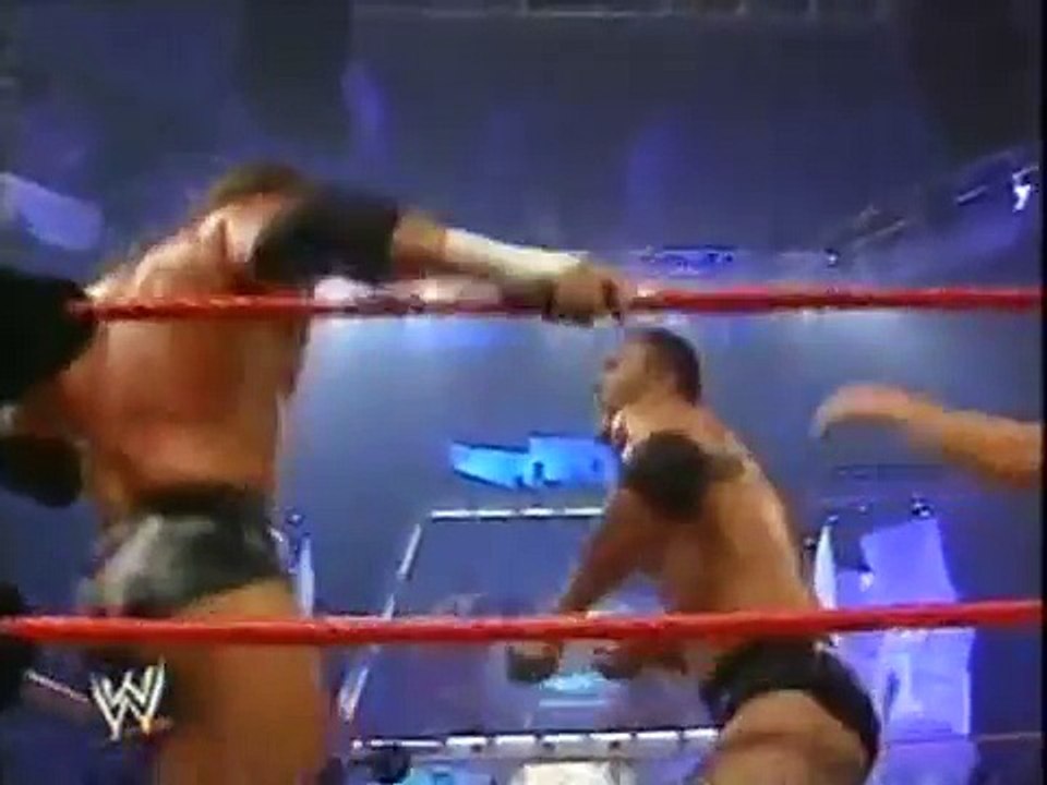WWE RAW The Rock vs Triple H