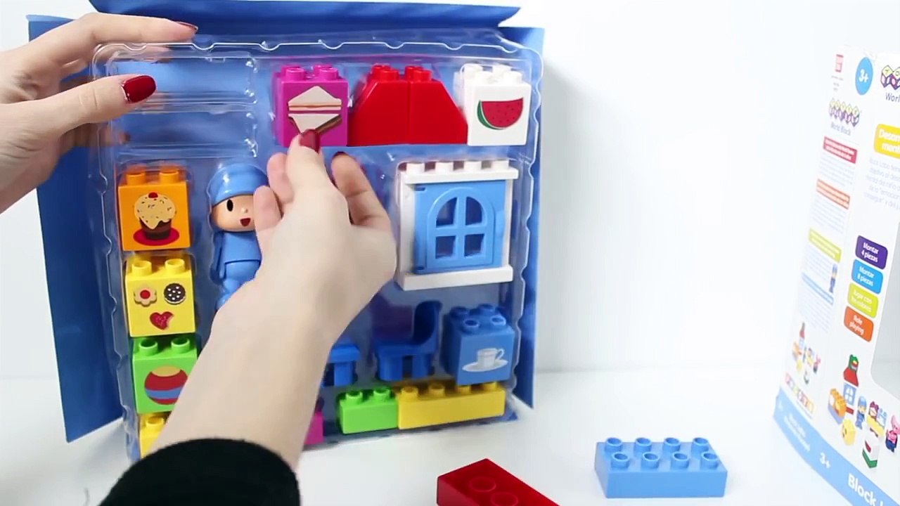 Pocoyo Block Labo Merienda Pocoyó Play Doh Food Snack Picnic Toy Food Покојо Toy Videos