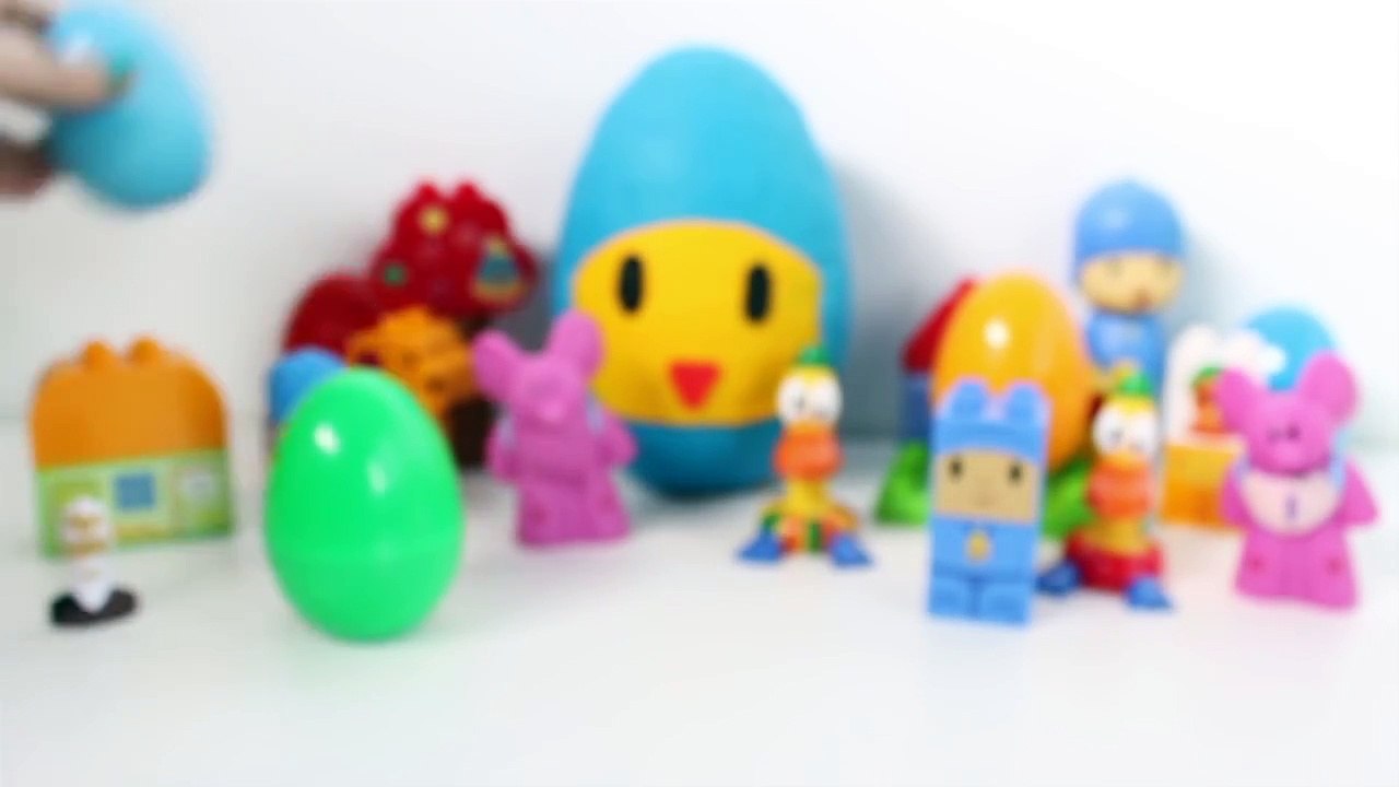 Pocoyo Giant Surprise Egg Play Doh Pocoyo Überraschung Eier Пластилін Покојо яйцо Huevo Sopresa