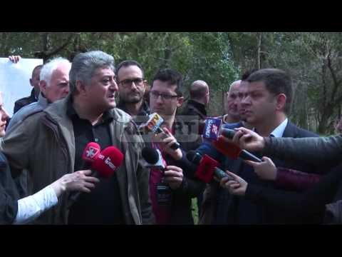 Report TV - Protesta tek Liqeni Artificial Shoqëria Civile rrëzon rrethimin