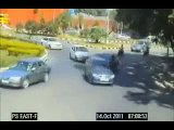 Fatal Car Crash, Road Accidents on Red Light Crossings, CCTV Footage [360]
