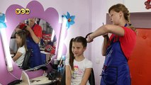 Прическа для девочки Фонарик. Мамина школа. ТСВ