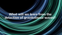 What will we learn from the detection of gravitational waves