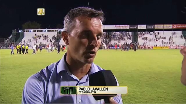 Lavallén: No era fácil . San Martín 2 Newells 1. Fecha 1. Torneo Transición 2016