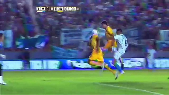 Lo tuvieron Lodeiro y Meli. Temperley 0 - Boca 0. Fecha 1. Primera División 2016.