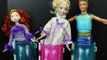 Frozen ELSA KIDNAPPED ☆ Barbie Alien Abduction Mike The Merman Disney Princesses DisneyCarToys