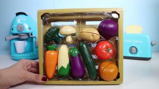 Toy Cutting Vegetables Velcro Cooking Playset Kitchen Spielzeug Schneiden von Gemüse Klett Toy Food