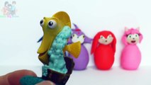 Shopkins Play Doh Spongebob Toy Story Sonic Finding Nemo Minions Surprise Eggs StrawberryJ
