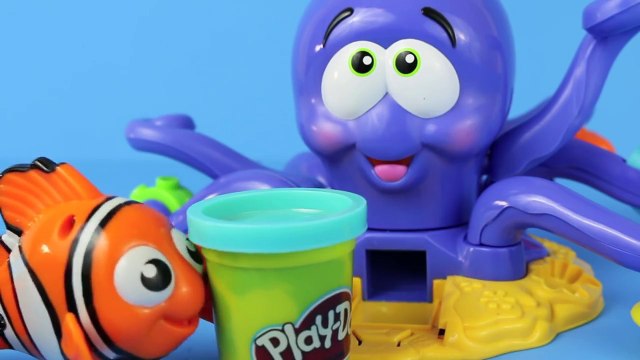 Play Doh Octopus Disney Nemo Play Dough Ocean Animals Sea Weed DisneyCarToys