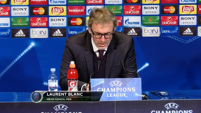 Laurent Blanc: Der Zeitpunkt des Gegentors war ganz bitter | Paris Saint-Germain - FC Chelsea 2:1
