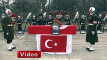 Şehit uzman çavuş memleketine uğurlandı