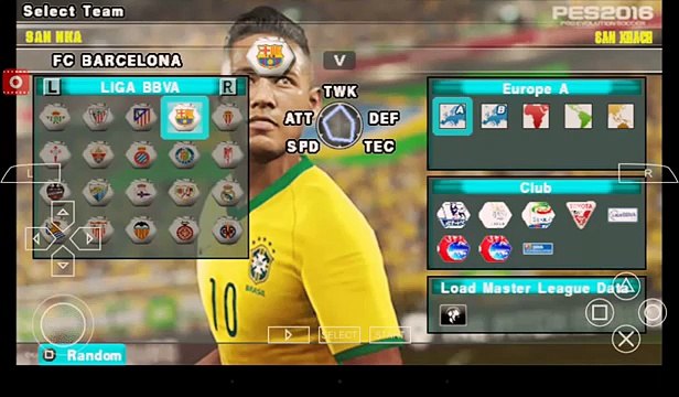 Pes 2016 Barcelona vs real madrid/penaltis/ppsspp emulador/android (Latest Sport)