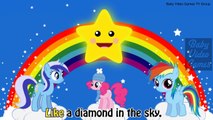 849 My Little Pony Cartoon Twinkle Twinkle Little Star MLP Nursery Rhymes for Children849