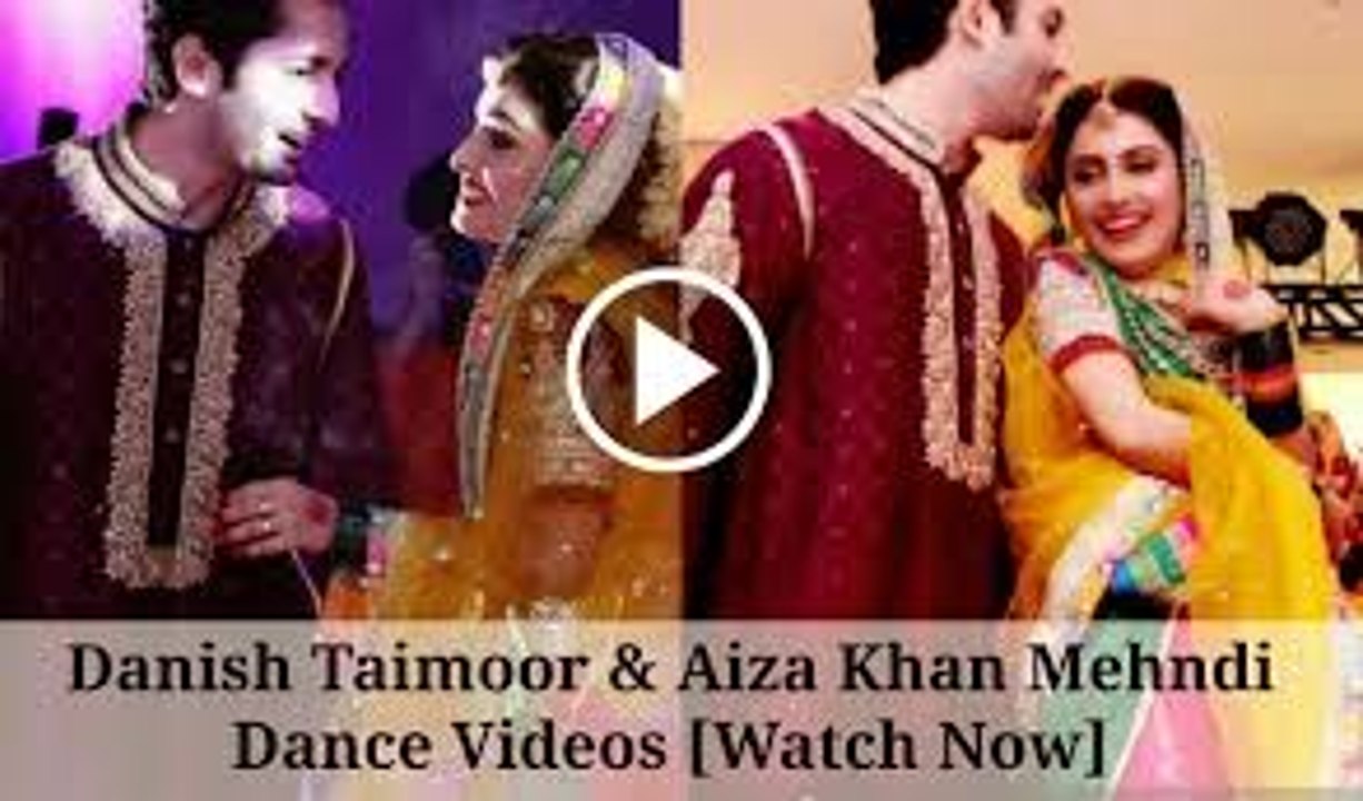 Ayeza Khan (Aiza) _ Danish Taimoor Full Mehndi Dance Video 2015 Going Viral on Social Media(1)