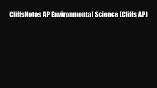 PDF CliffsNotes AP Environmental Science (Cliffs AP) Ebook