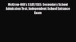 PDF McGraw-Hill's SSAT/ISEE: Secondary School Admission Test Independent School Entrance Exam