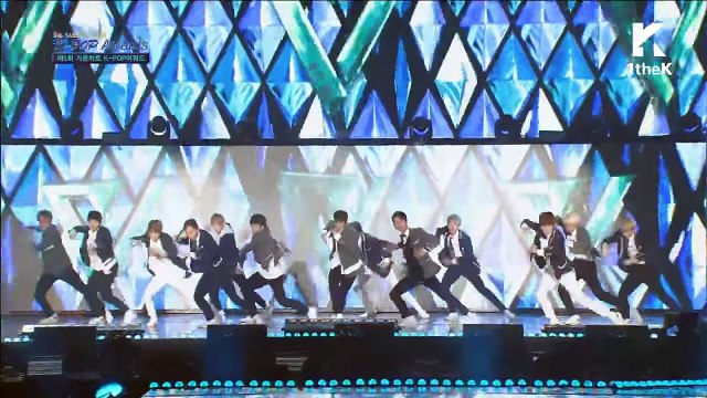 160217 SEVENTEEN - Shining Diamond @ 5th Gaon Chart K-POP Awards
