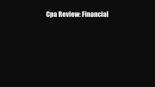 Download CPA Review Financial Free Books