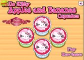 HELLO KITTY COOKING apples and banana cupcakes game jeux gratuits, cocina, jeux de fille, cuisine Uc