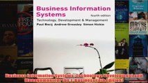 Download PDF  Business Information Systems Technology Development and Management for the EBusiness FULL FREE