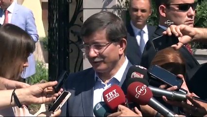 Davutoğlu'dan asansör faciası ile ilgili açıklama