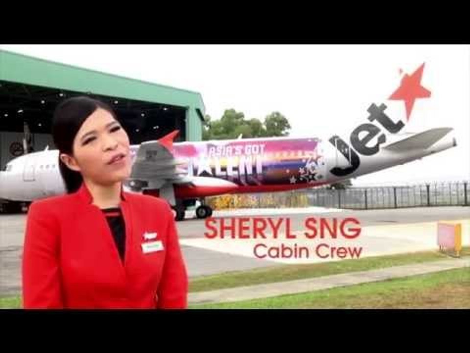Jetstar cabin crew   Filming of Asia's Got Talent opening sequence