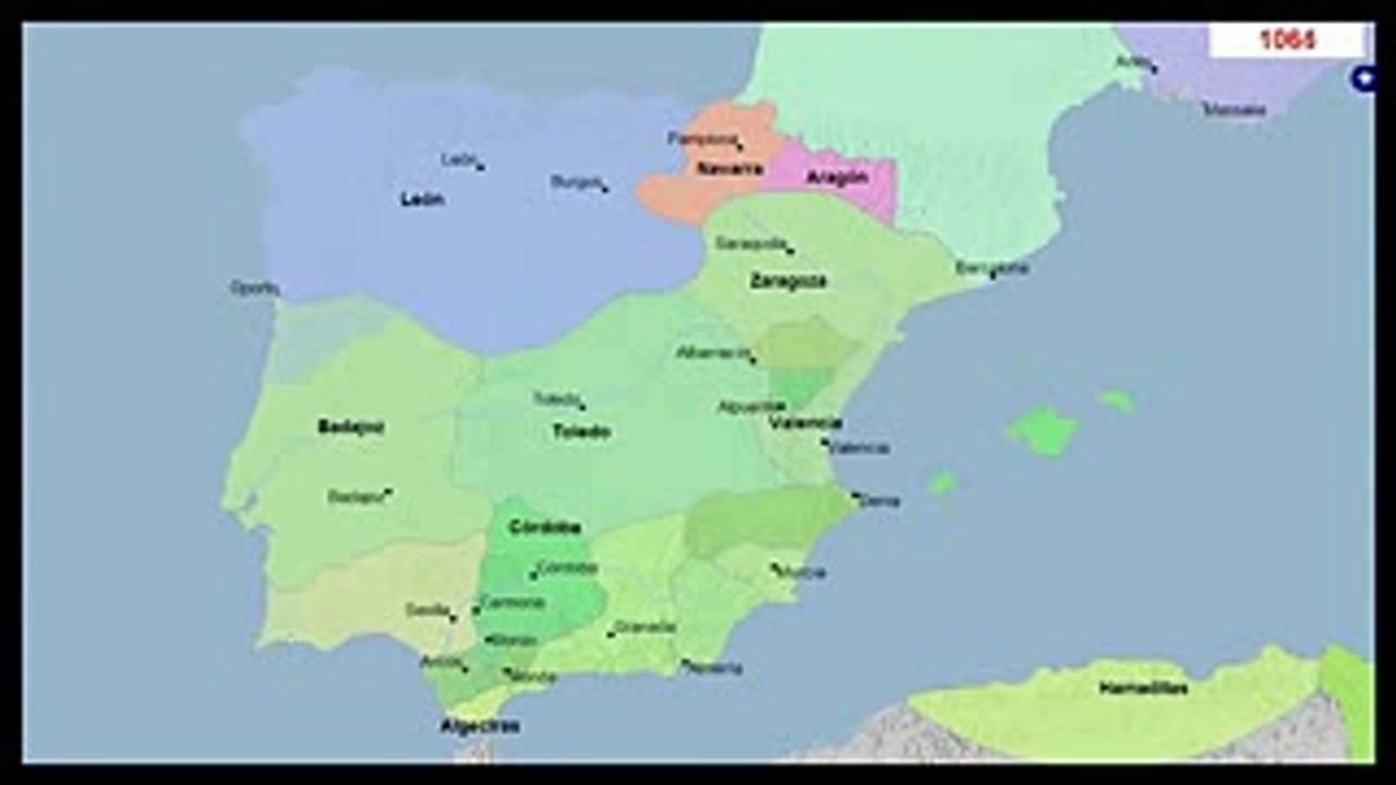 Mapa Histórico de España y Portugal 3000 Años