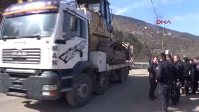 Artvin Cerattepe'ye Polis ve Jandarma Takviyesi
